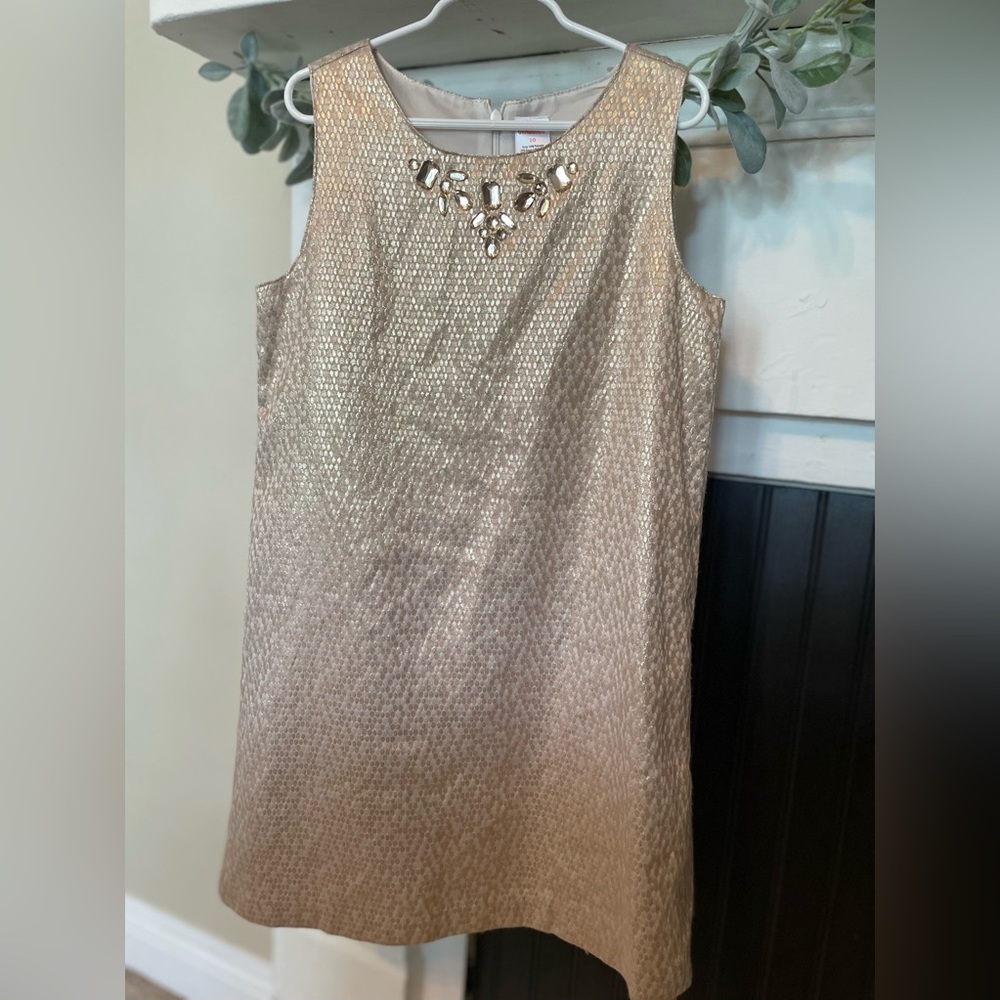 Gold dress